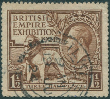 Great Britain 1924 SG431 1½d Brown KGV Exhibition FU - Sin Clasificación