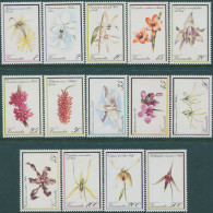 Vanuatu 1982 SG331-344 Orchids Set MNH - Vanuatu (1980-...)