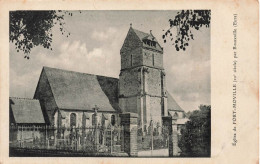 FRANCE - Beuzeville - Eglise De Fort Moville (XIIème Siècle) -  Carte Postale Ancienne - Autres & Non Classés