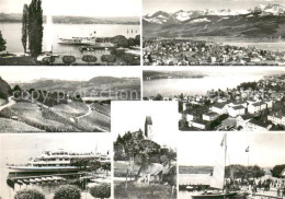 13708586 Maennedorf Ort Am Zuerichsee Hafen Faehre Alpenpanorama Chronik Maenned - Autres & Non Classés