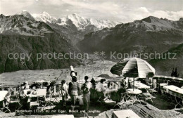 13683526 Interlaken BE Hotel Restaurant Harderkulm Mit Eiger Moench Und Jungfrau - Sonstige & Ohne Zuordnung