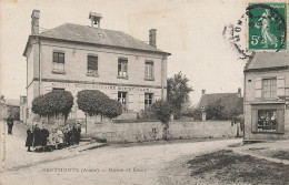 02 - AISNE - SEPTMONTS - Mairie Et école - 10389 - Autres & Non Classés