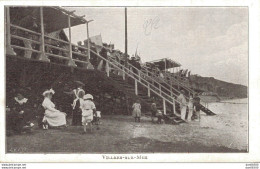 14 VILLERS SUR MER LA PLAGE ET LES ESCALIERS - Villers Sur Mer