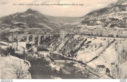 39 SAINT CLAUDE LE VIADUC ET L'AVENUE DE BELFORT EFFET DE NEIGE - Saint Claude