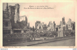 14 CAEN JUIN JUILLET 1944 PLACE SAINT PIERRE ET DEBUT DE LA RUE SAINT PIERRE - Guerra, Militares