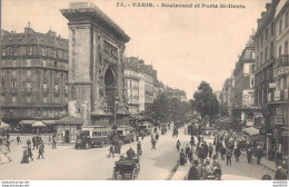 75 PARIS BOULEVARD ET PORTE SAINT DENIS - Andere & Zonder Classificatie