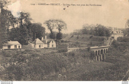 59 CONDE SUR L'ESCAUT LE LONG PONT VUE PRISE DES FORTIFICATIONS - Conde Sur Escaut