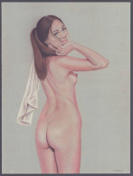 Akt / Aktzeichnung / Frau / Woman / Femme / Nude / Dessin - Estampes & Gravures