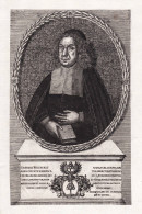 Georgius Waltherius - Georg Walther (1639-1683) Zellerfeld Rektor Clausthal Portrait - Stampe & Incisioni