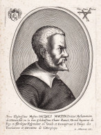 Tres Illustrissime Messire Jacques Martin, Docteur Mathematicien... - Jacques Martin Mathematiker Astrologe Ma - Prints & Engravings