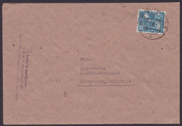 MiNr 43 II. EF. Bedarfsbrief "Hamburg", 14.9.48 - Cartas & Documentos