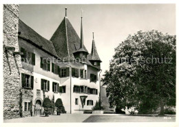 13623266 Spiez Thunersee BE Schloss Turm Palas Und Nordfluegel Spiez Thunersee B - Autres & Non Classés