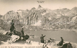 13619326 Grand Saint Bernard Une Apres Midi Recreative Grand Saint Bernard - Autres & Non Classés