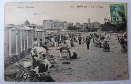 FRANCE - ILLE ET VILAINE - DINARD - Sur La Plage - 1909 - Dinard