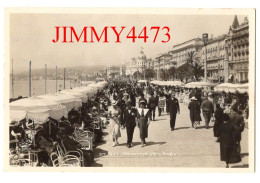 CPA - NICE En 1935 - Promenade Des Anglais ( Bien Animée ) N° 317 - Edit. D'Art Munier Le Voyer Succ. Nice - Leven In De Oude Stad