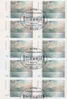 D,Bund Mi.Nr. Folienblatt 32 Gerhard Richter, Gemälde See , Skl. (mit 10x 3021) - Otros & Sin Clasificación