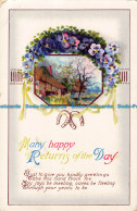 R039729 Greeting Postcard. Many Happy Returns Of The Day. 1928 - World