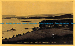 R039741 Loch Lomond From Above Luss. No 33 - World