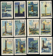 Meurisse - Ca 1930 - 109 - Les Phares, Lighthouses - Full Serie - Autres & Non Classés