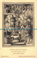 R039746 Postcard. Sforza Book Of Hours. Oxford University Press. 1947 - World