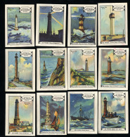 Meurisse - Ca 1930 - 109 - Les Phares, Lighthouses - Full Serie - Other & Unclassified