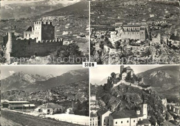 11646706 Sion VS Panorama Chateau De Valere Vue Aerienne Sion - Altri & Non Classificati