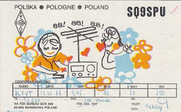 AK 210589 QSL - Poland - Warszawa - Radio Amatoriale