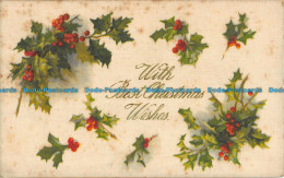 R040677 Greetings. With Best Christmas Wishes - World