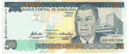 HONDURAS P94A 50 LEMPIRAS 2010 #AN  Signature 30    UNC. - Honduras