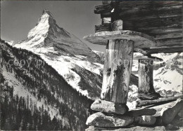 11646677 Zermatt VS Findeln Mit Matterhorn  - Autres & Non Classés