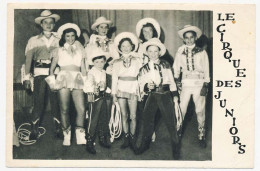 CPSM 9 X 14 Le Cirque Des Juniors Enfants Cow Boys - Circus