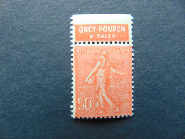 Très Beau N°. 59* (numérotation Dallay) - Unused Stamps