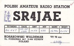 AK 210591 QSL - Poland - Ketrzyn - Radio-amateur