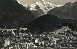 Switzerland Postcard Interlaken Jungfrau - Andere & Zonder Classificatie