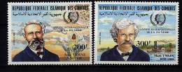 Rep. Des Comores ** - S - N° 416/417 - Année De La Jeunesse (J. Verne, M. Twain) - Comores (1975-...)