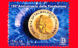 ITALIA - Usato - 2019 - 150 Anni Della Società Oftalmologica - SOI - Logo - Occhio - B - 2011-20: Afgestempeld