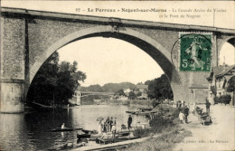 CPA Le Perreux Sur Marne Val De Marne, Grande Arche Du Viaduc, Pont De Nogent - Other & Unclassified