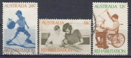 AUSTRALIA 495-497,used,falc Hinged - Handicap