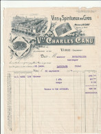 14-Vve C.Canu...Vins & Spiritueux...Vire..(Calvados)....1927 - Alimentos