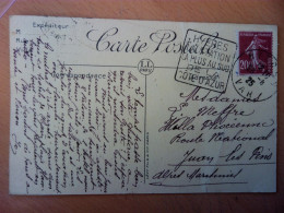 Lot De 10 Cartes Postales Avec Cachet Publicitaire Daguin (13784) - Oblitérations Mécaniques (Autres)