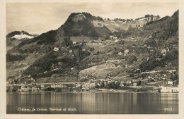 Switzerland Postcard Chateau De Chillon Territet Et Glion - Andere & Zonder Classificatie