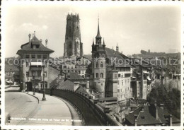 11646405 Fribourg FR Hotel De Ville Et Tour De St Nicolas Fribourg - Otros & Sin Clasificación