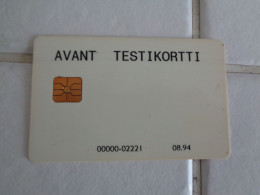 Finland Phonecard Avant Test Card ( AVA-0c ) - Finnland