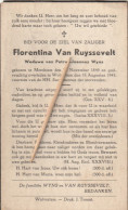 Merchtem, Wolvertem, 1945, Florentina Van Ruyssevelt, Wyns - Devotion Images