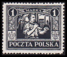 1922. Ostoberschlesien. Regular Issue 1 M No Gum. (Michel 7) - JF545924 - Silesia