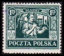 1922. Ostoberschlesien. Regular Issue 1,25 M No Gum. (Michel 8) - JF545925 - Silesia