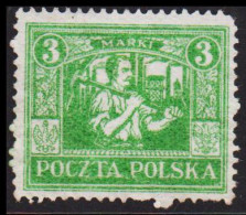 1922. Ostoberschlesien. Regular Issue 3 M No Gum. (Michel 10) - JF545927 - Silesia