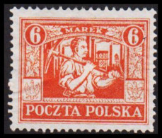 1922. Ostoberschlesien. Regular Issue 6 M No Gum. (Michel 13) - JF545930 - Silesia