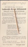 Wolvertem, 1944, Lodewijk Houman, De Doncker - Devotion Images