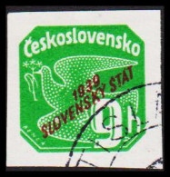 1939. SLOVENSKO 9 H Overprinted Slovenský štát  (Michel 29) - JF545951 - Gebruikt